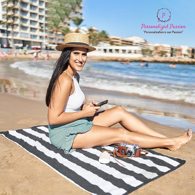 Personalized Passion Beach Towels - Image 5