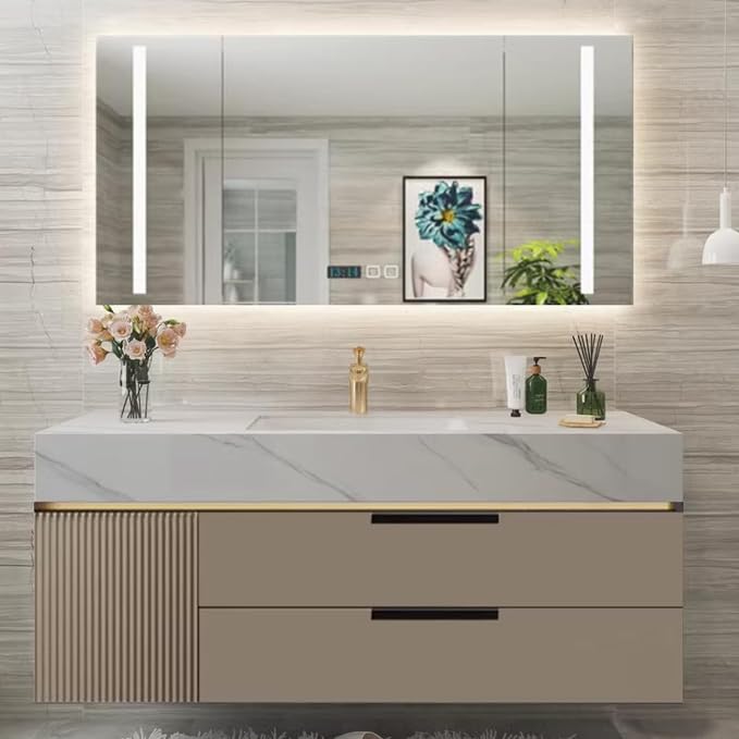 Floating Bathroom Vanity - 40IN Bathroom Vanity by Genpai