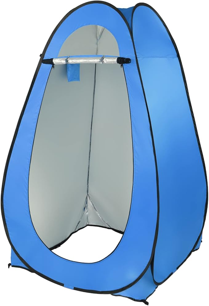 Pop Up Privacy Shower Tent, Portable Outdoor Bathroom Toilet Changing Dressing by Shyneer