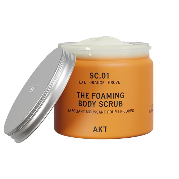 AKT The Foaming Body Scrub 8.4 Fl Oz, Skin Exfoliator, Body Scrub by Akt