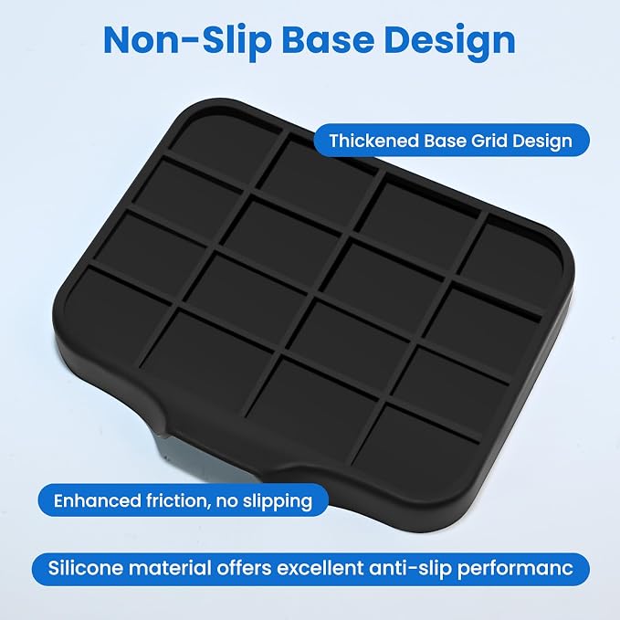 3 Pack Silicone Soap Dish with Drain - Image 4