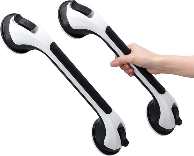 TAILI Shower Grab Bar 2 Pack Suction Grab Bars by TAILI