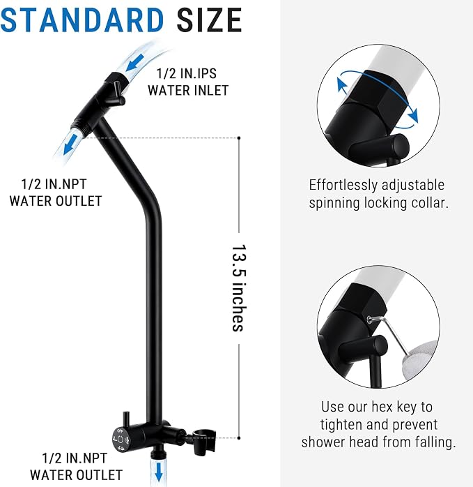 G-Promise All Metal Shower Diverter - Image 7