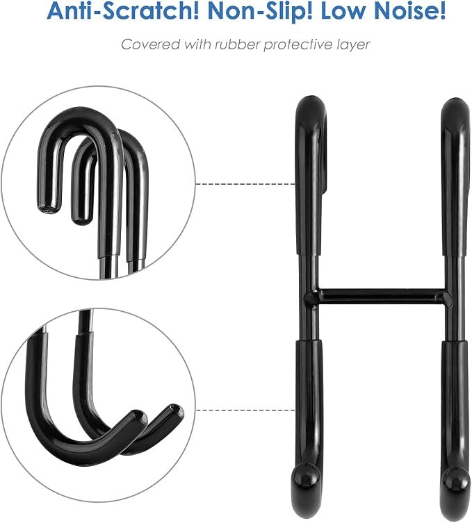 Simtive 10-Inch Shower Squeegee Set, Includes Shower Door Hook and Adhesive Hook - Image 2