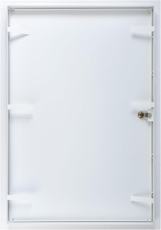 16" x 24" Lockable White Metal Access Panel. Service Shaft Door Panel - Image 8