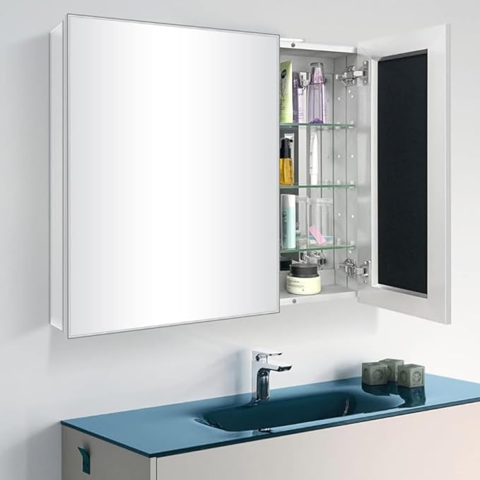 Aluminum Bathroom Medicine Cabinet by HOME
