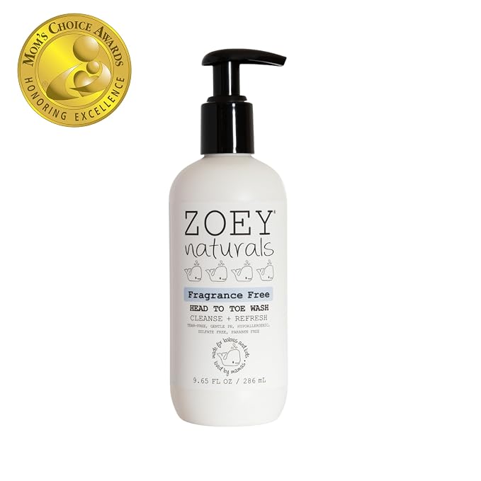 Absolutely Natural Zoey Naturals Fragrance-Free Head to Toe Baby & Toddler Wash by AbsolutelyNatural