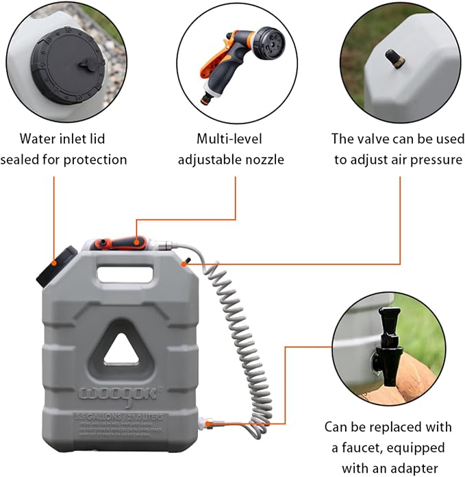 5.5Gallon/ 21L Portable Water Containers - Image 5