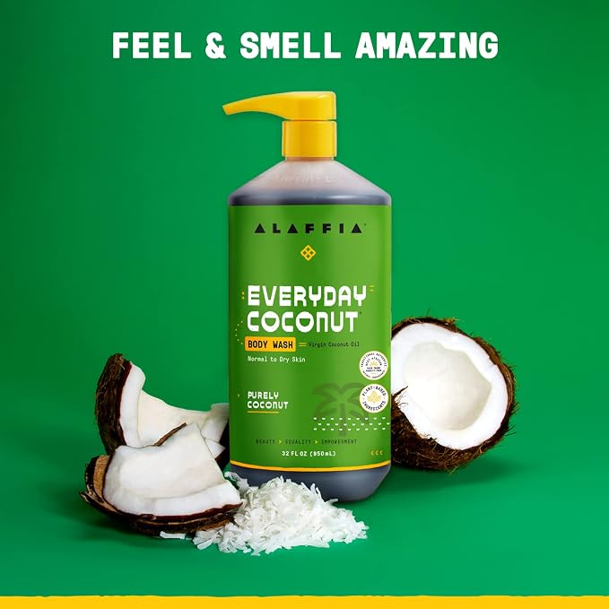 Alaffia Body Wash, Everyday Coconut – Moisturizing Soap - Image 7