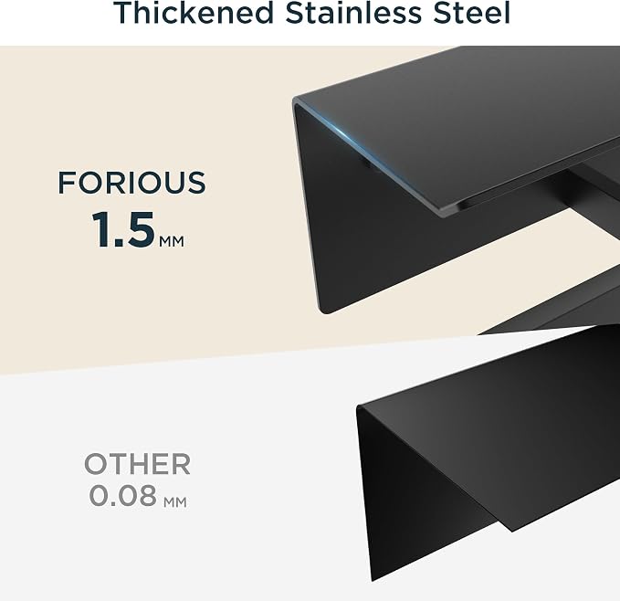 FORIOUS Black Toilet Paper Holder - Image 5