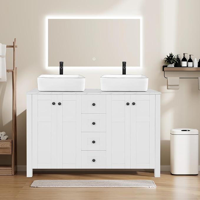 48 inch White Bathroom Vanity - Image 2