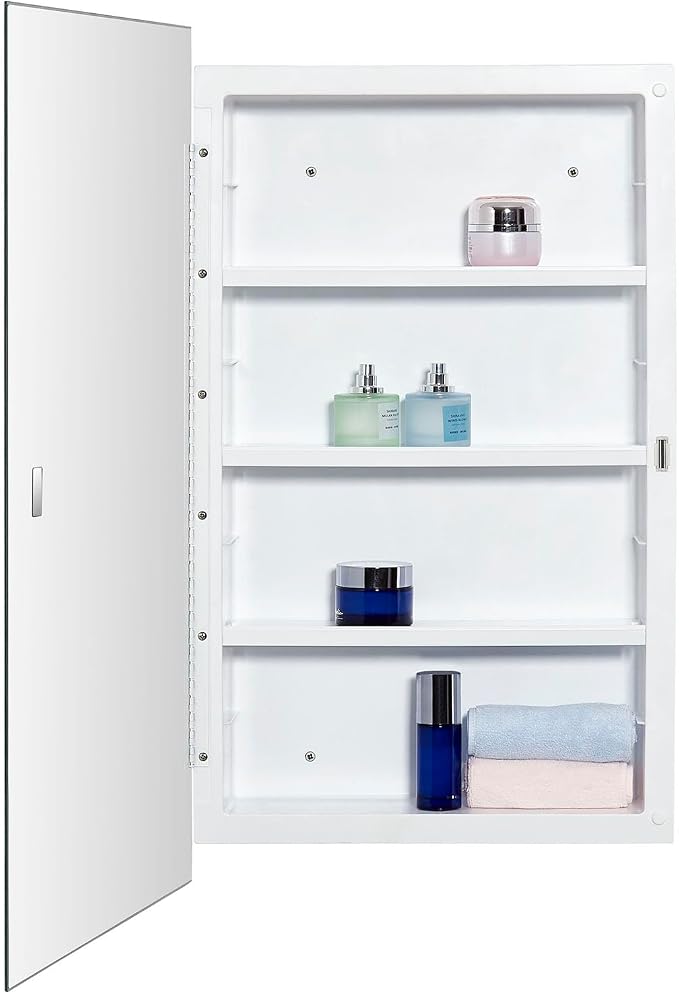 Plastic Medicine Mirror Cabinet - Image 4