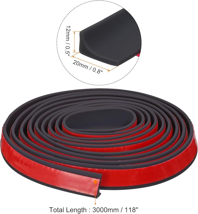 uxcell 118 Inch Collapsible Shower Barrier Stopper Water Splash Guard Blocker - Image 2