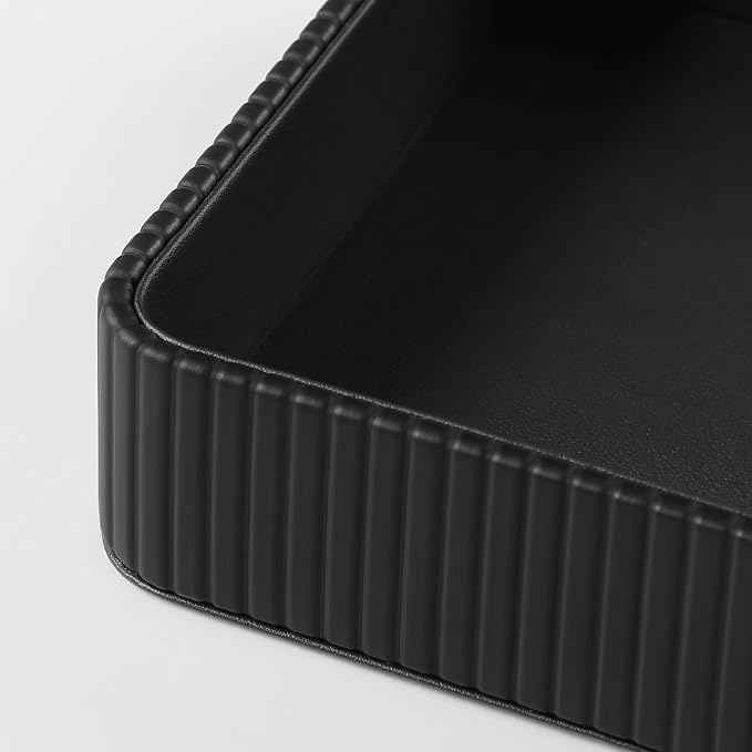2 Pack Nightstand Organizer Tray, Decorative Perfume Valet Tray Trinket Dish - Image 5
