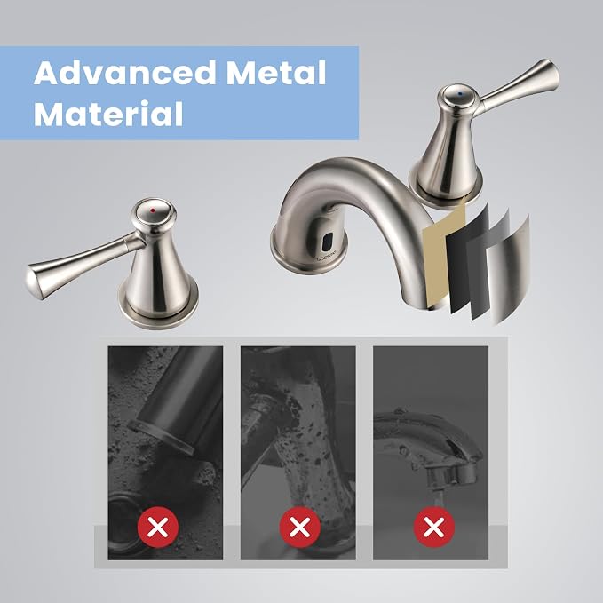 Touchless Bathroom Faucet for 3 Holes - Image 7
