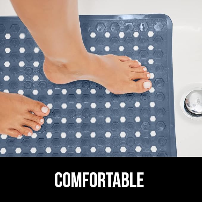 GORILLA GRIP Patented Bath Tub Shower Mat, Machine Washable Bathtub Floor Liner - Image 9