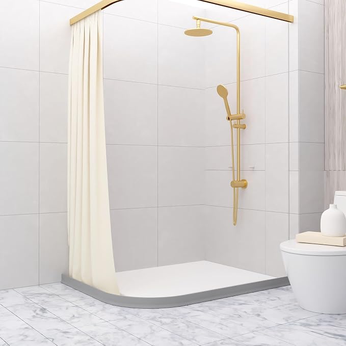 Raycity 3" High Shower Threshold Water Dam 74 IN Collapsible Shower Water - Image 8