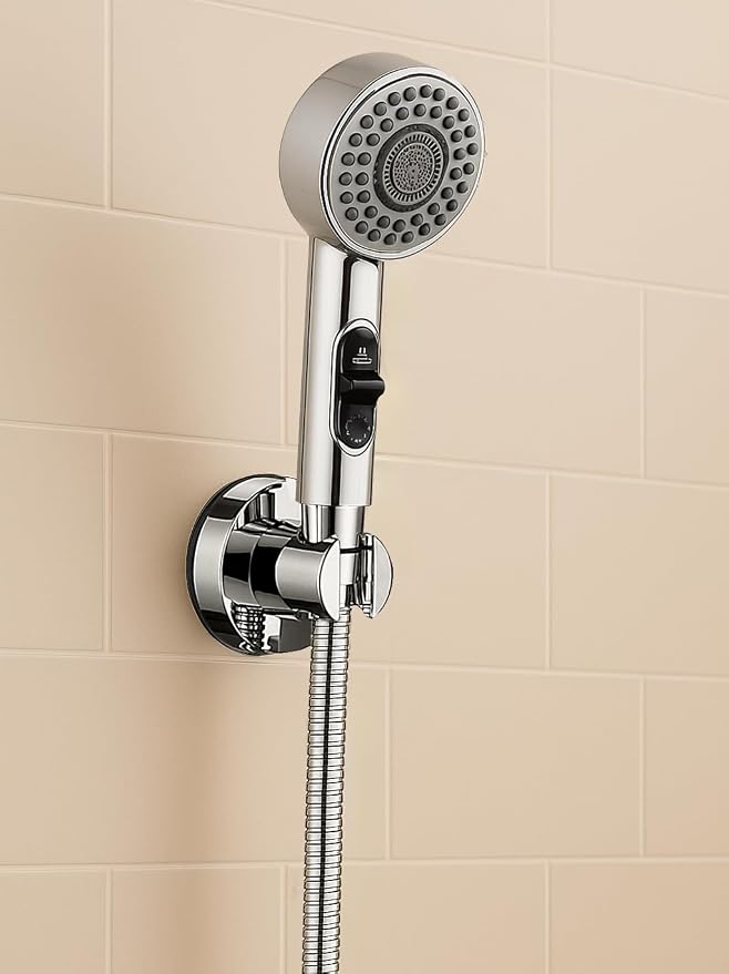 Shower Holder with Suction Cup, Removable No-Drill Wall Mount, Universal - Image 4