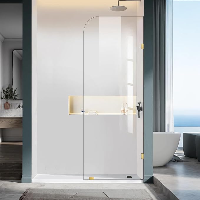 Frameless Shower Door, 3/8" Glass Shower Doors - Image 7