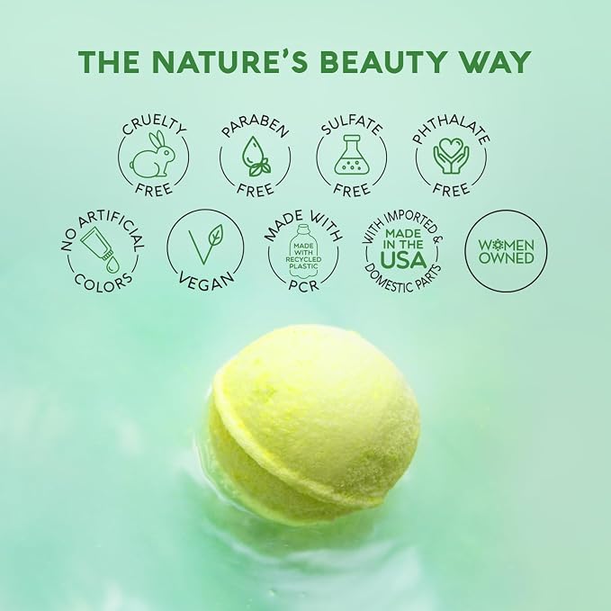 Nature's Beauty Eucalyptus & Tea Tree Bath Bomb Multi-Pack- Natural Hand Crafted - Image 5