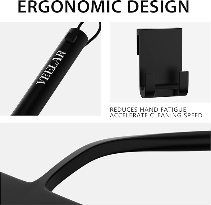 Shower Squeegee for Shower Glass, Bathroom Glass Cleaning Tool - Image 4