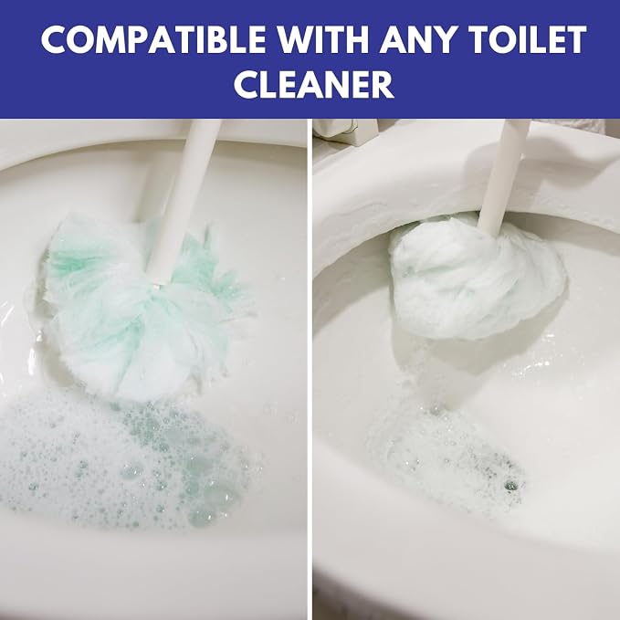 Don Aslett Johnny Mop | Set of 3 Toilet Brushes | 14" Handle to Easily Clean - Image 2
