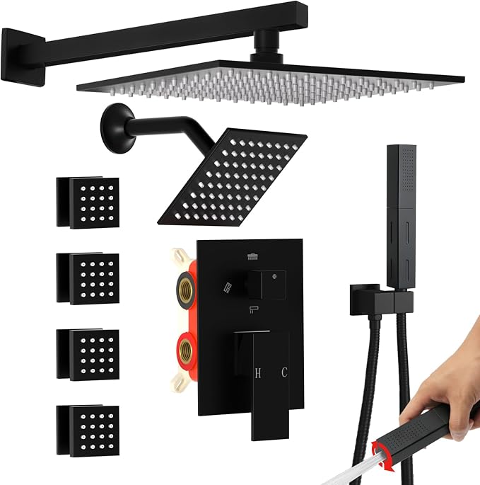 Enga Dual Shower Head Shower System by Enga