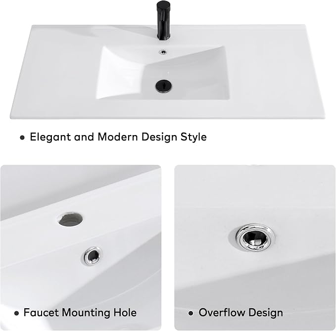 36” Luxurious Bathroom Vanity - Image 7