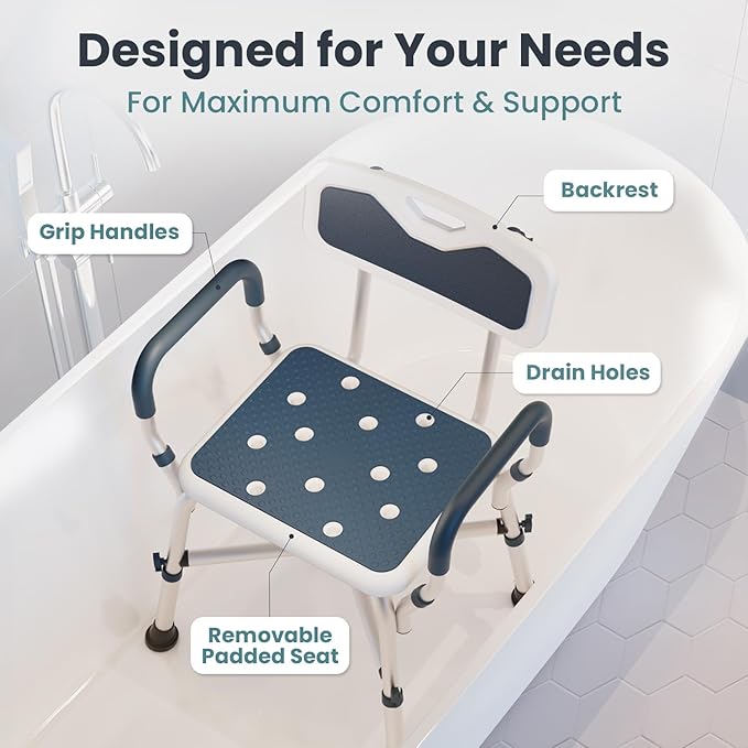 Shower Chair for Elderly and Disabled - Image 6