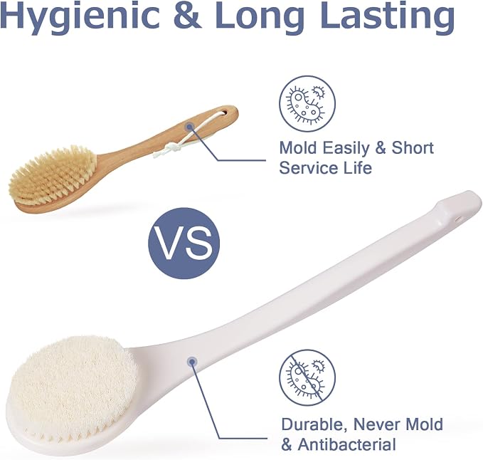 VANZAVANZU Shower Brush, Bath Body Brush - Image 3