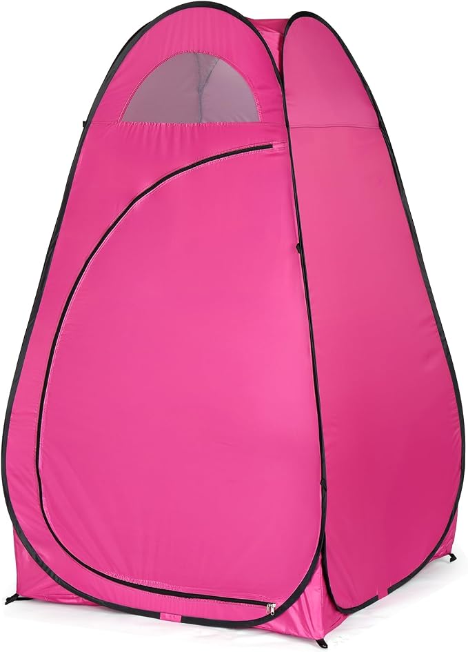 Pop Up Privacy Shower Tent, Portable Outdoor Bathroom Toilet Changing Dressing - Image 8
