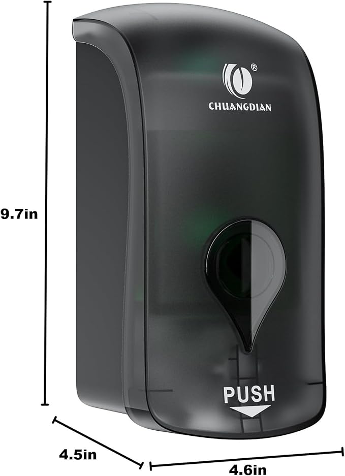 Foaming Hand Soap Dispenser, 35oz Manual Refillable Wall Mount Soap Dispenser - Image 3