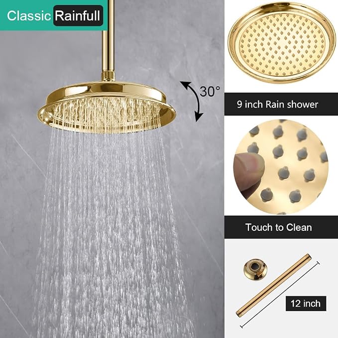 Dual Antique Shower Head System - Image 3