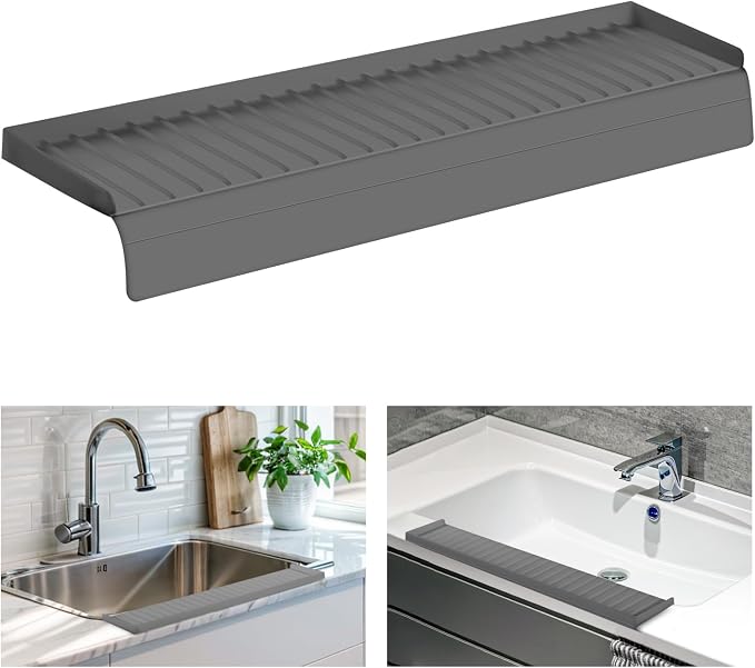Silicon Sink Edge Protectors for Kitchen Sink, Kitchen Sink Splash Guard by Lioush