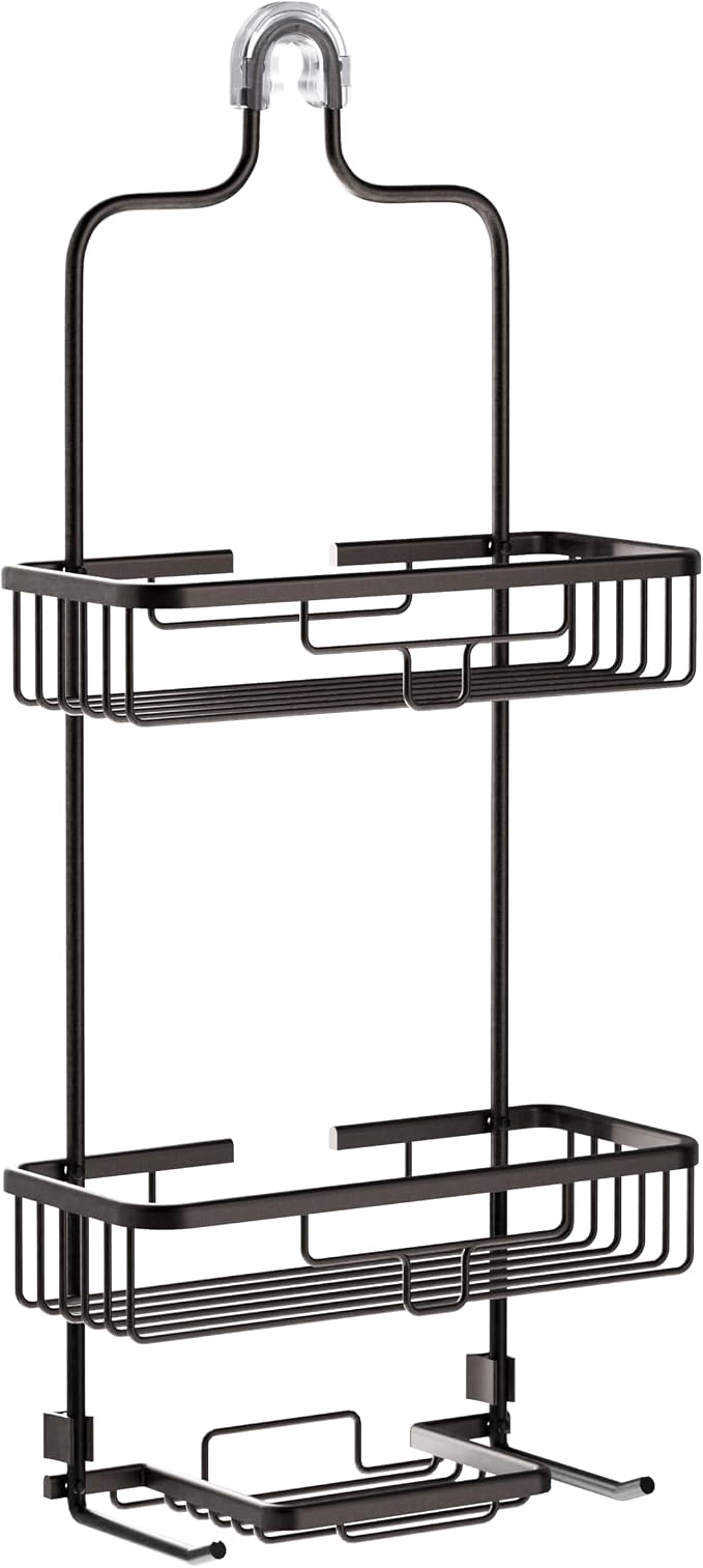 Zenna Home Rustproof Hanging Shower Caddy, Over the Shower Head Caddy - Image 10