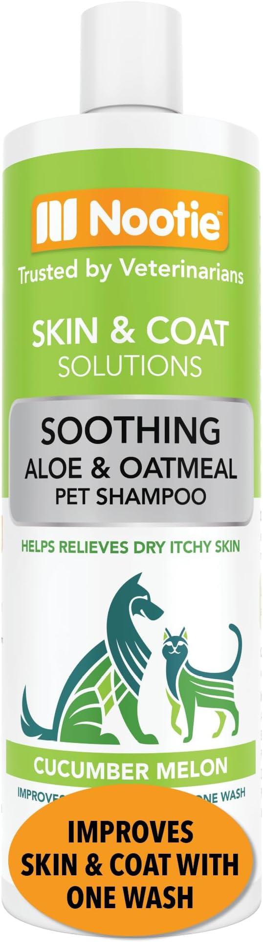 Nootie - Oatmeal Pet Shampoo for Sensitive Skin - Revitalizes Dry Skin & Coat - by Nootie