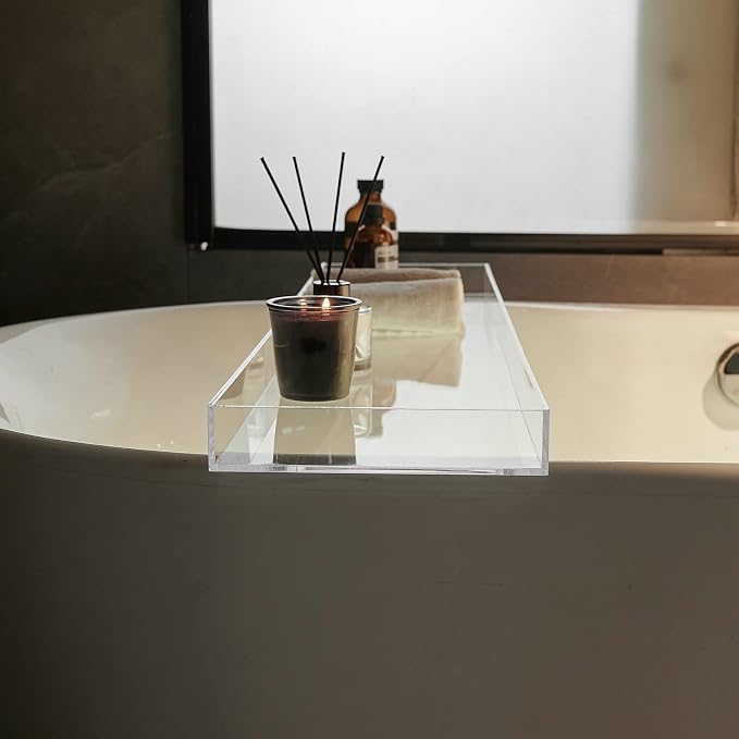 Clear Bathtub Tray AcrylicTub Rack - Image 5