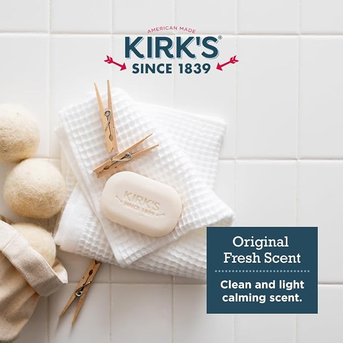 Kirk's Castile Bar Soap for Men, Women & Children - Image 5