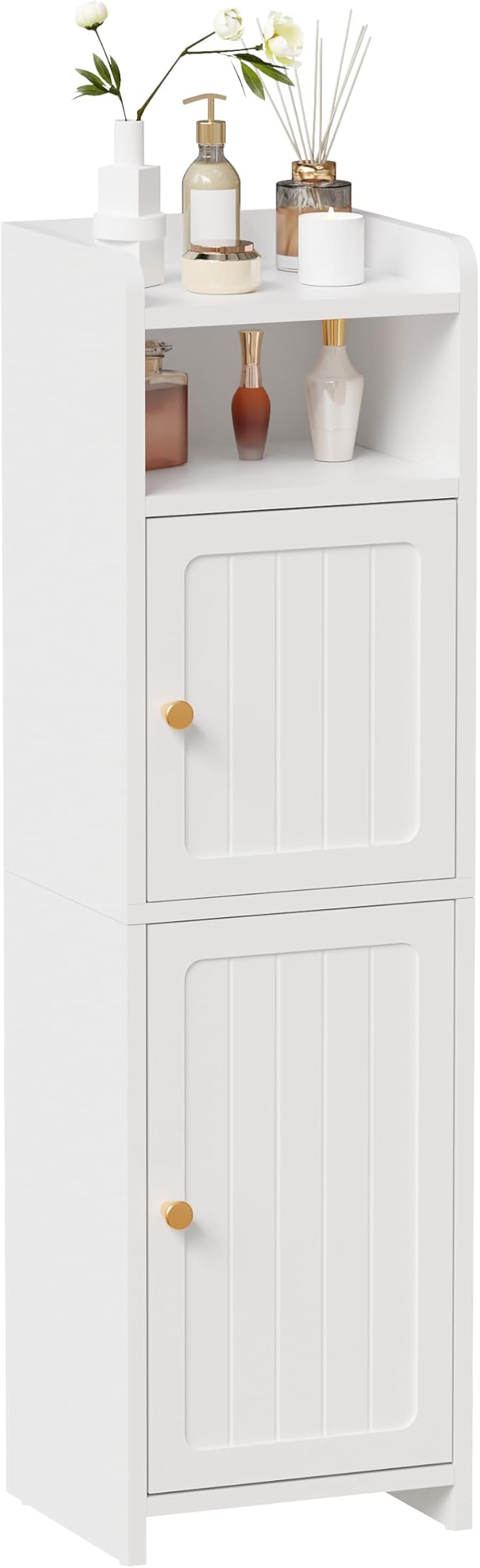 BEWISHOME Small Bathroom Cabinet, Bathroom Storage Cabinet by BEWISHOME