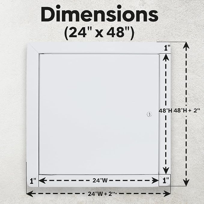Best 24" x 48" Universal Access Panel – Flush Steel Door - Image 3