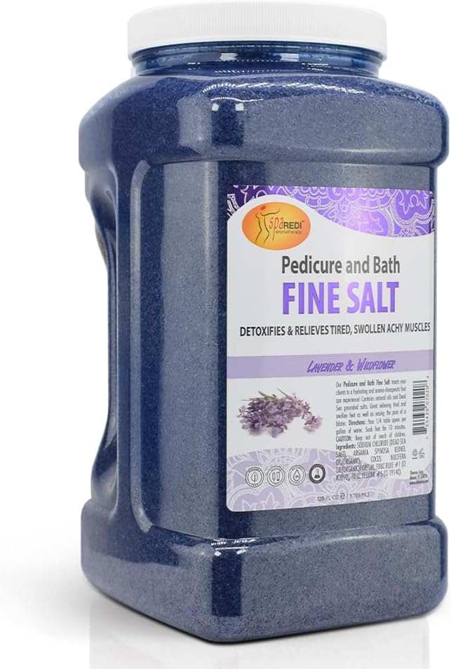SPA REDI - Detox Foot Soak Pedicure and Bath Fine Salt, Lavender and Wildflower by SPAREDI