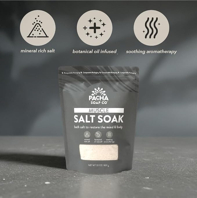 Pacha Soap Co. Muscle Salt Bath Soak - Image 2