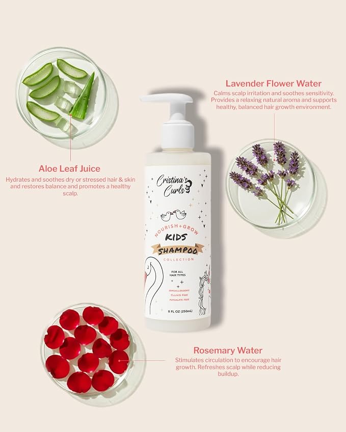 Cristina's Curls Kids Shampoo – Gentle Scalp Cleanse That Lifts Buildup Without - Image 5