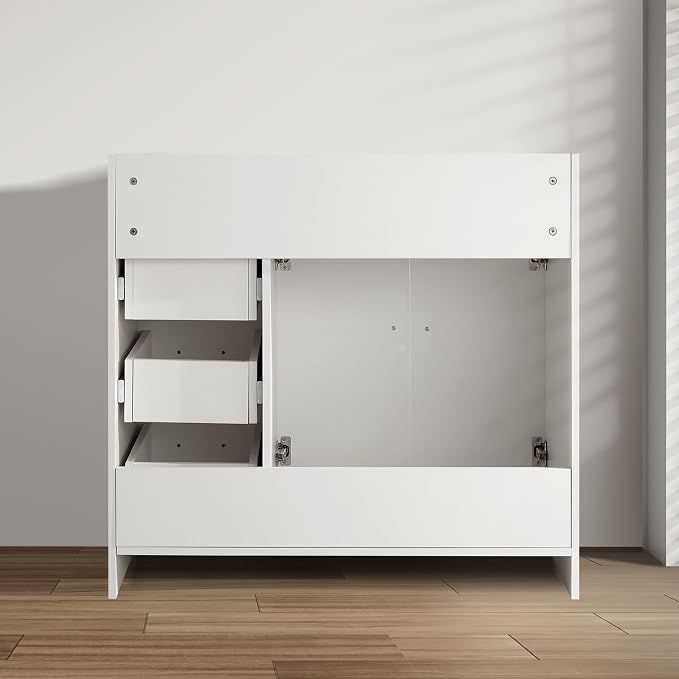 36inch Bathroom Vanity Without Sink, Bathroom Storage Cabinet - Image 6