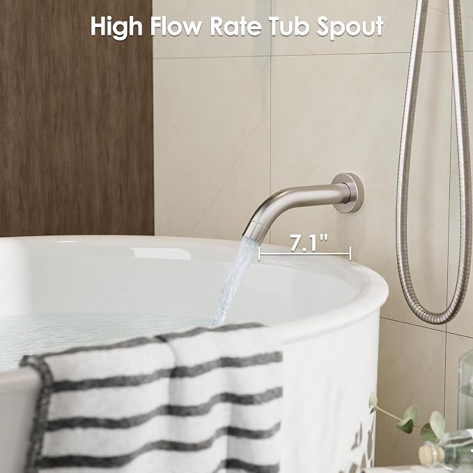 Gabrylly Bathtub Shower Faucet Set, Tub Shower System - Image 3