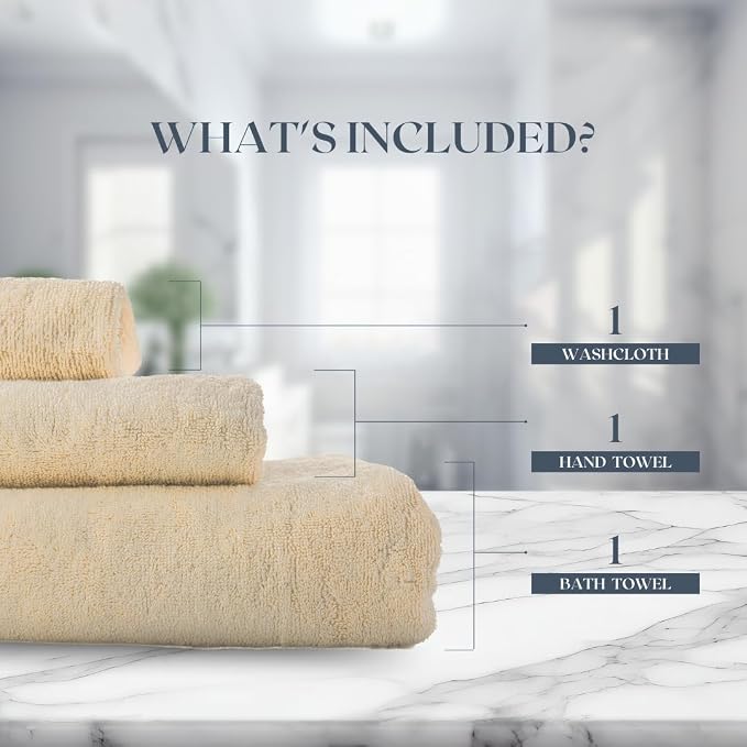 Egyptian Cotton Towel Set - Image 3