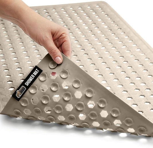 GORILLA GRIP Patented Bath Tub Shower Mat, Machine Washable Bathtub Floor Liner by GorillaGrip