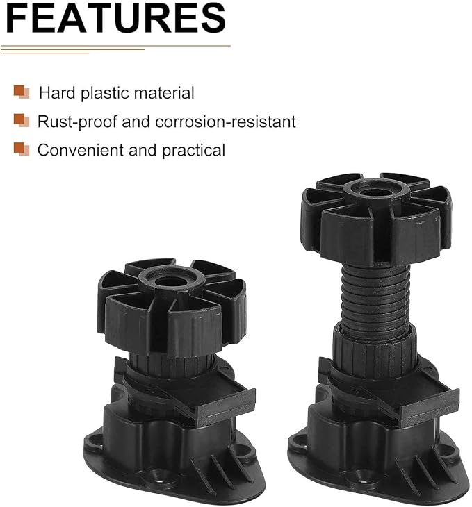 60x46mm Adjustable Leveling Feet - Image 3