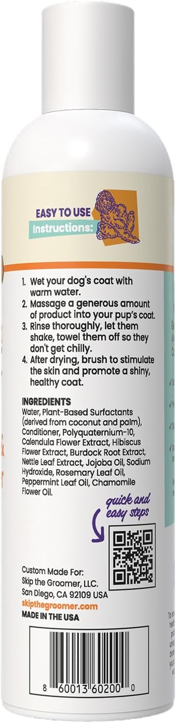 4-in-1 Dog Shampoo & Conditioner, Rosemary Mint, Conditions, Detangles & - Image 2