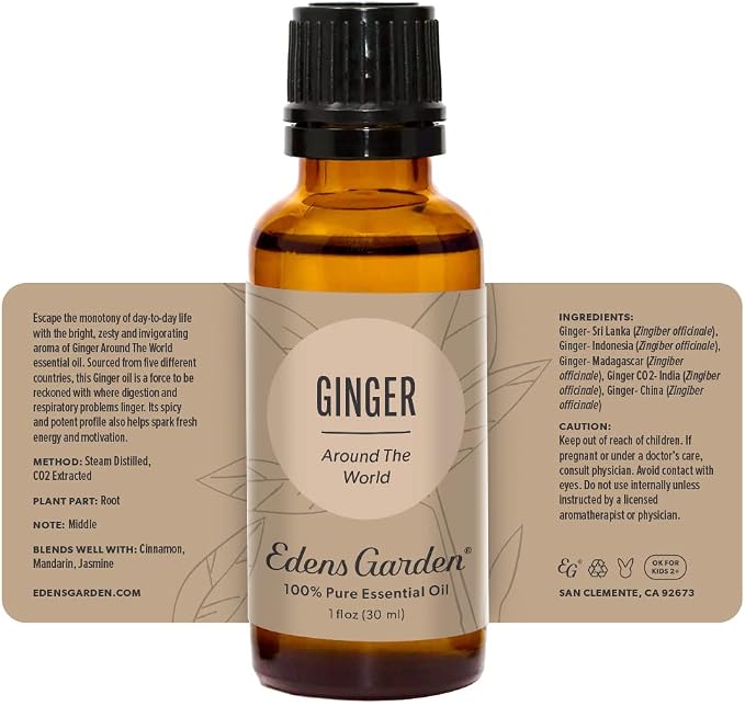 Edens Garden Ginger Around The World Essential Oil- 100% Pure Premium Grade - Image 8
